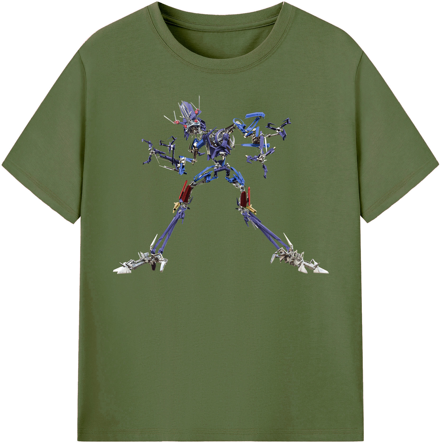 （画像用）  綿100％半袖Tシャツ（フロントプリント）